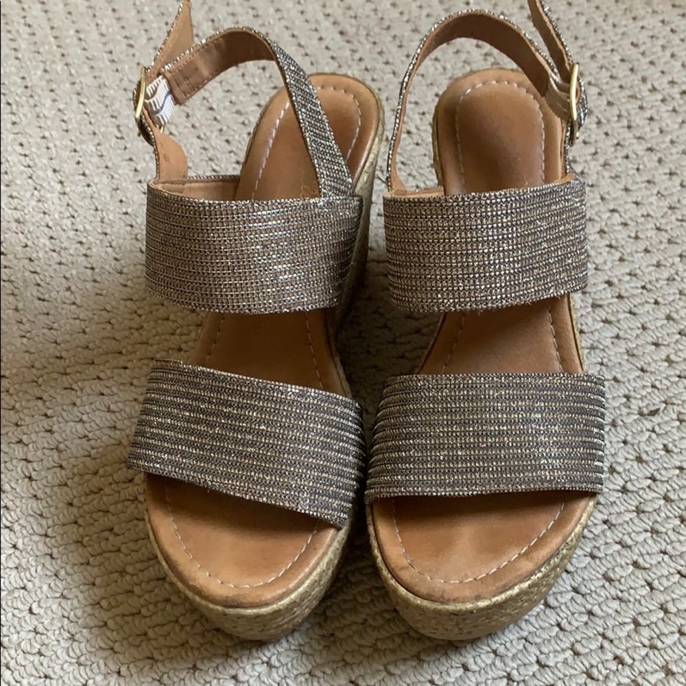 Sparkly wedges